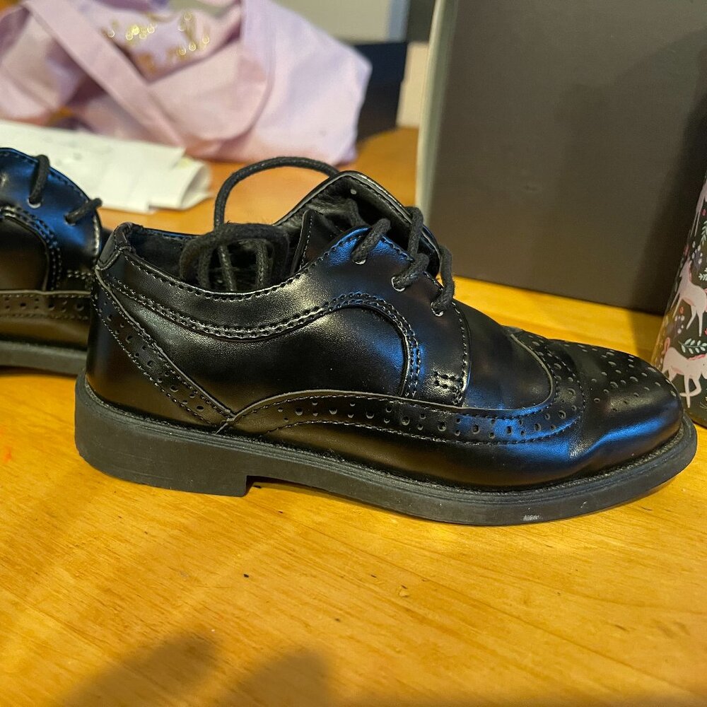 Toddler Boys Dress Shoe (Black)